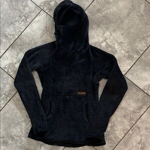 Melanzana High-Pile Fleece Hoodie – Black – Size Small